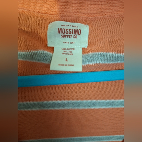 Mossimo Supply Co Pink and Gray Long Cardigan Sweater - Picture 3 of 4